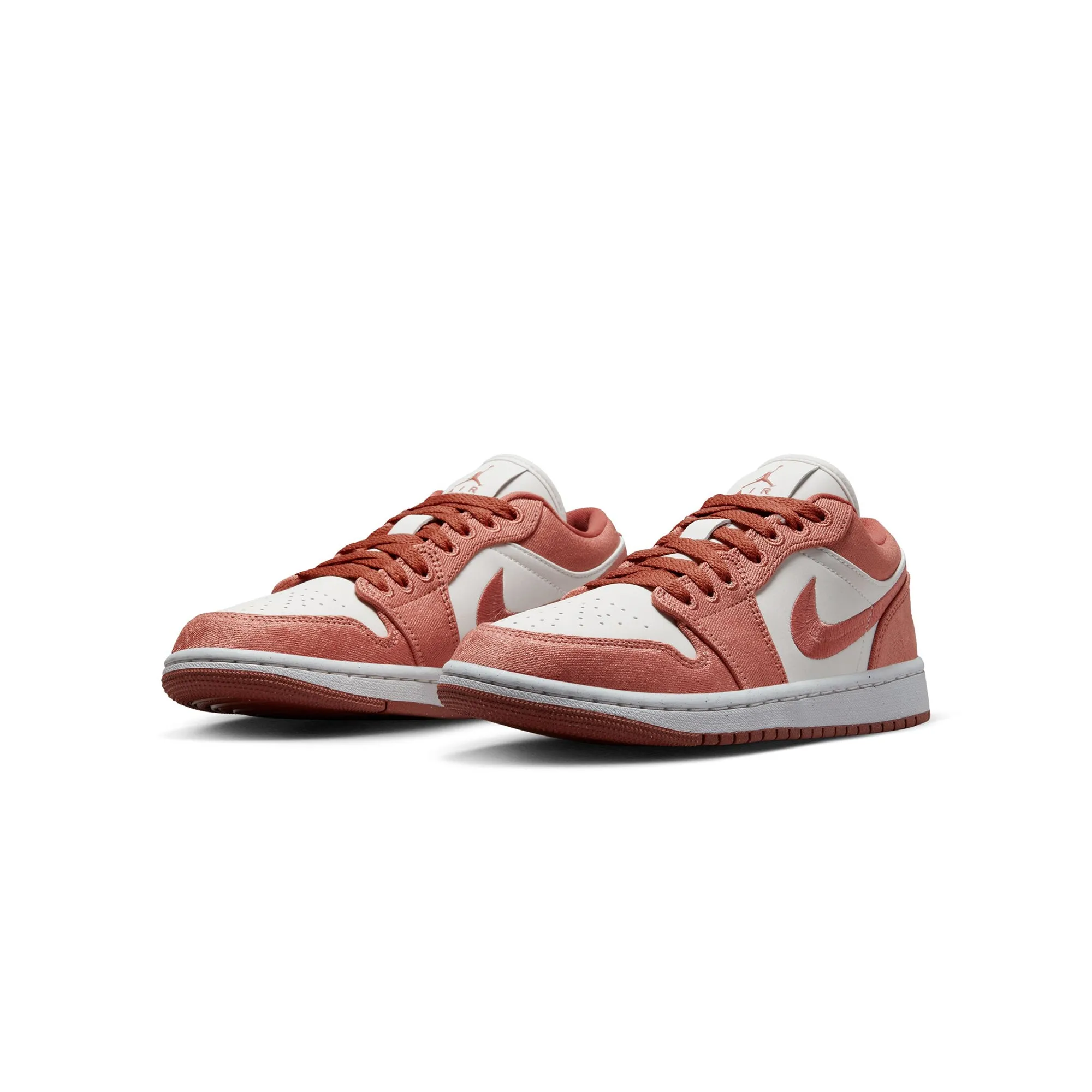 Air Jordan 1 Womens Low SE Shoes 'Orange/Sail'