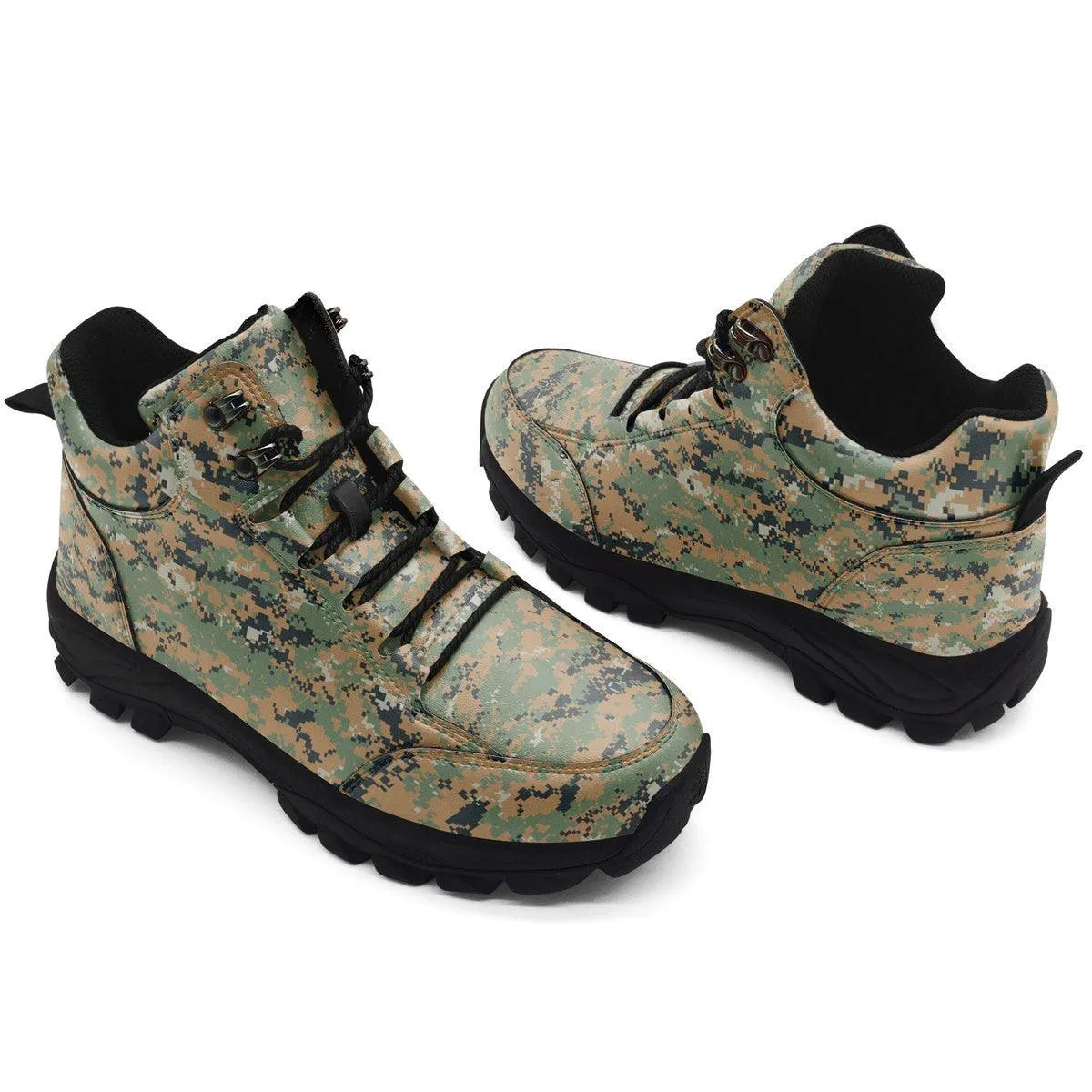 American MARPAT Marine pattern Woodland CAMO Hiking Shoes