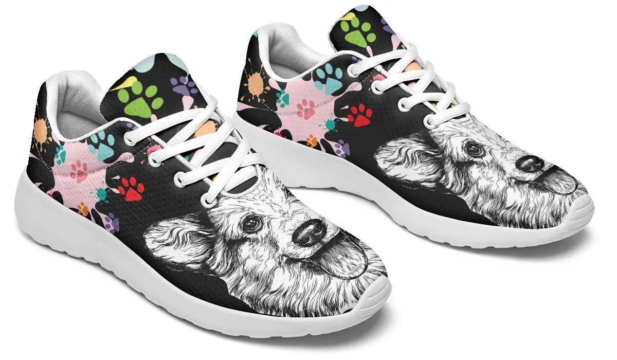 Artsy Corgi Sneakers