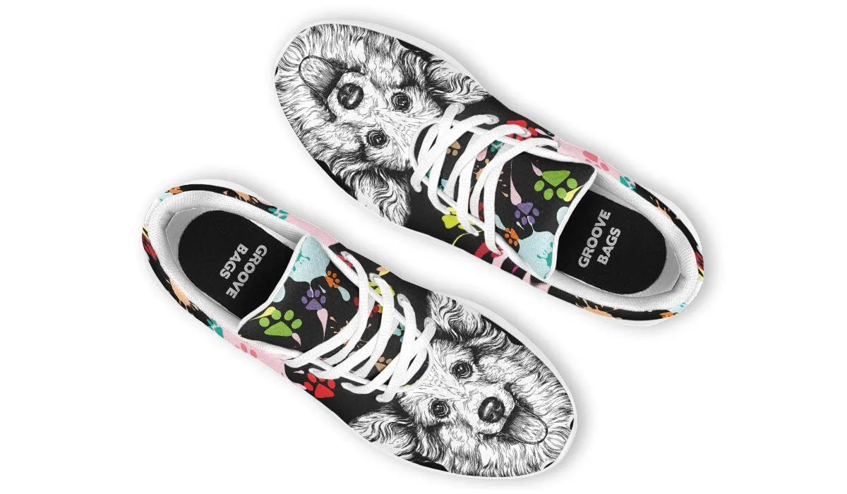 Artsy Corgi Sneakers