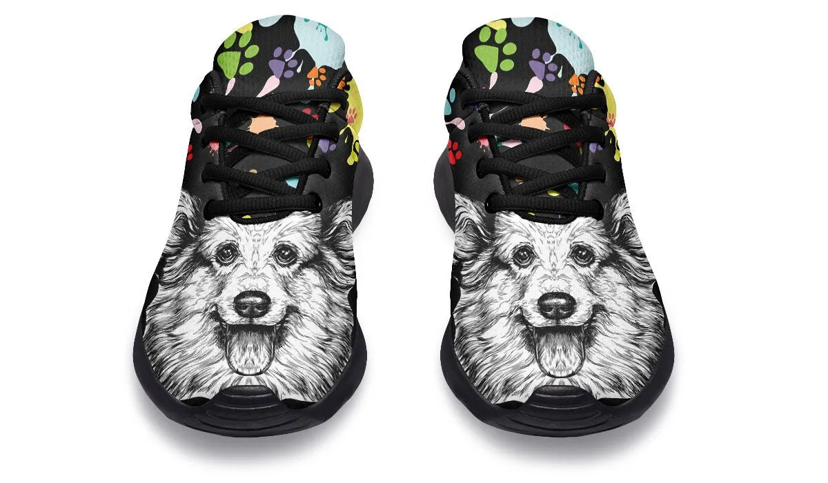 Artsy Corgi Sneakers