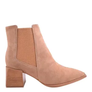 Atticus Boot- Caramel Suede