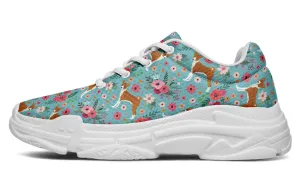 Basenji Flower Chunky Sneakers