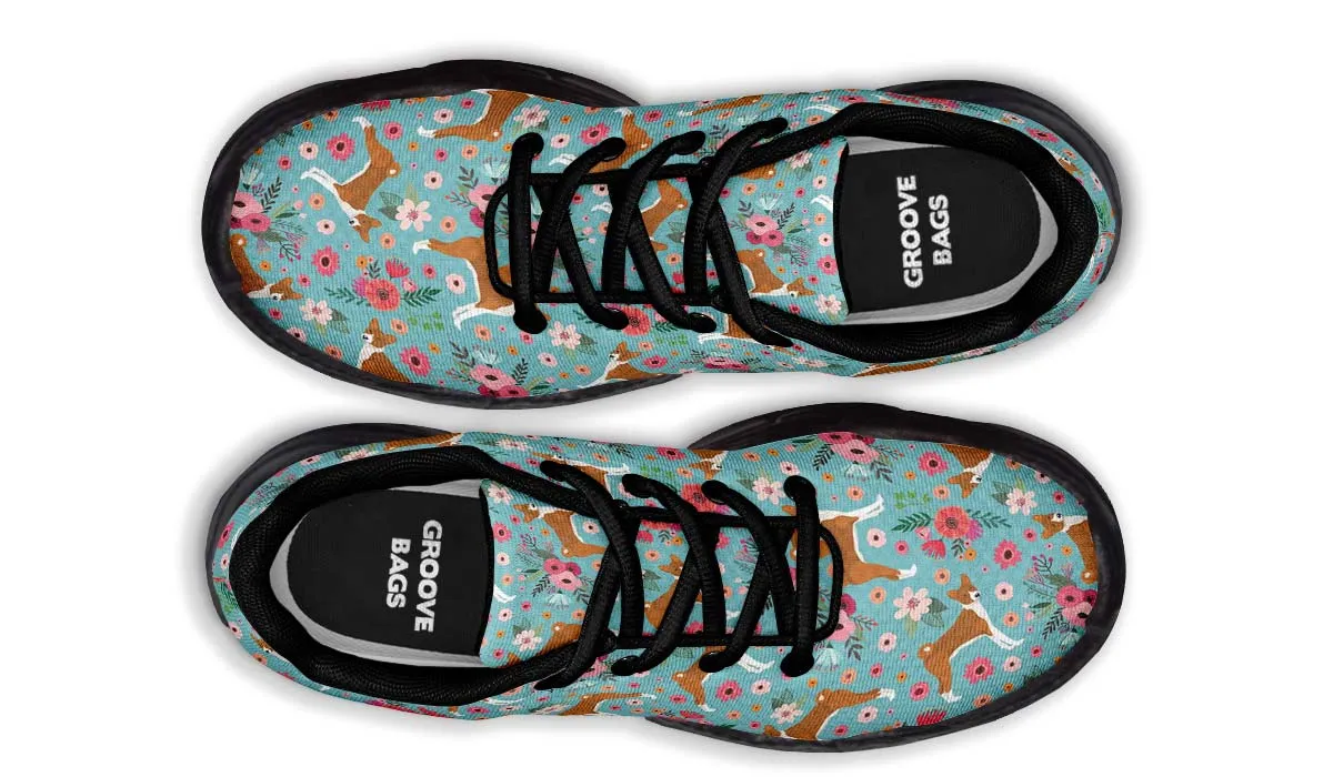 Basenji Flower Chunky Sneakers