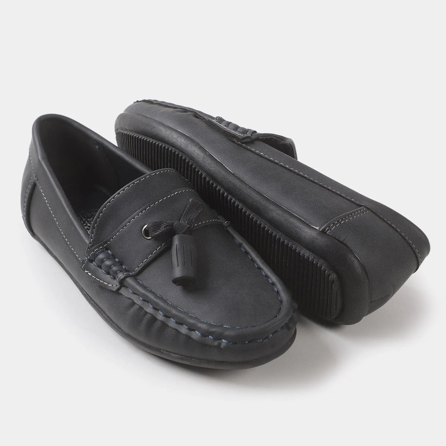 Boys loafers 202109-4 - NAVY