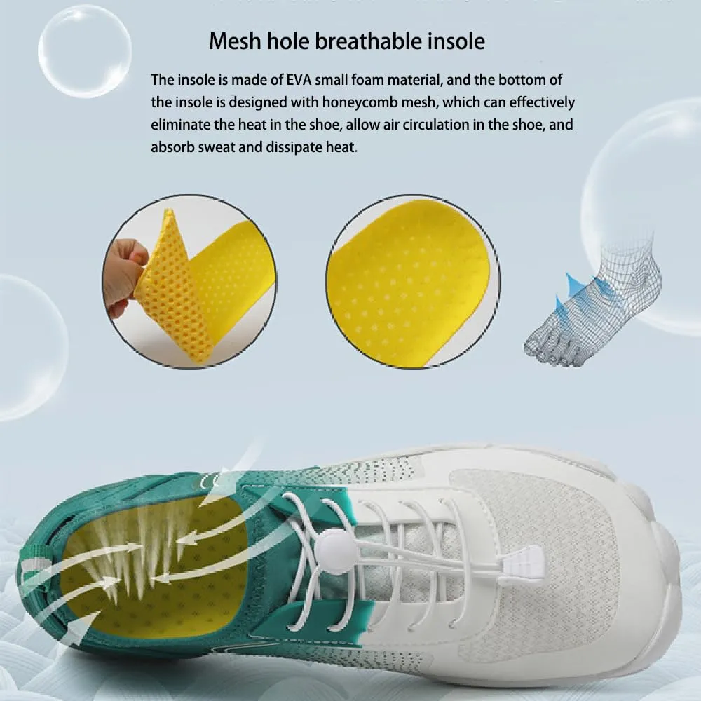 Breathable Mesh Sneakers, Lightweight Non-slip Barefoot Shoes