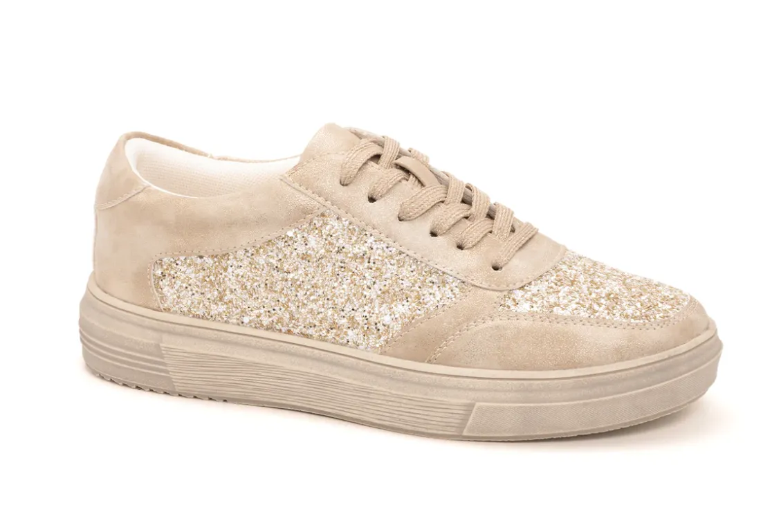 Corkys Rad Gold Metallic Sneakers - Final Sale