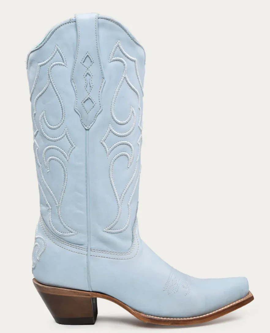 CORRAL LADIES BLUE  SNIP TOE BOOTS STYLE Z5253