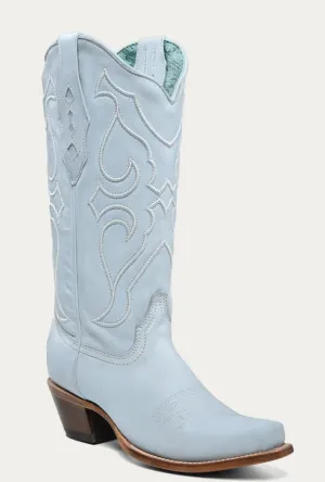 CORRAL LADIES BLUE  SNIP TOE BOOTS STYLE Z5253