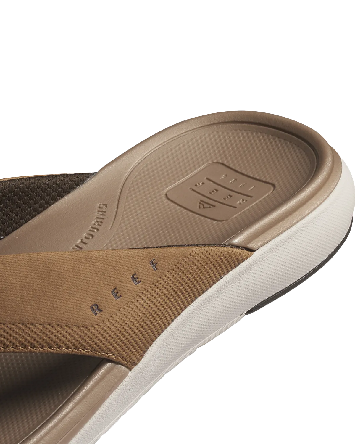 Cushion Norte Flip Flops in Tan