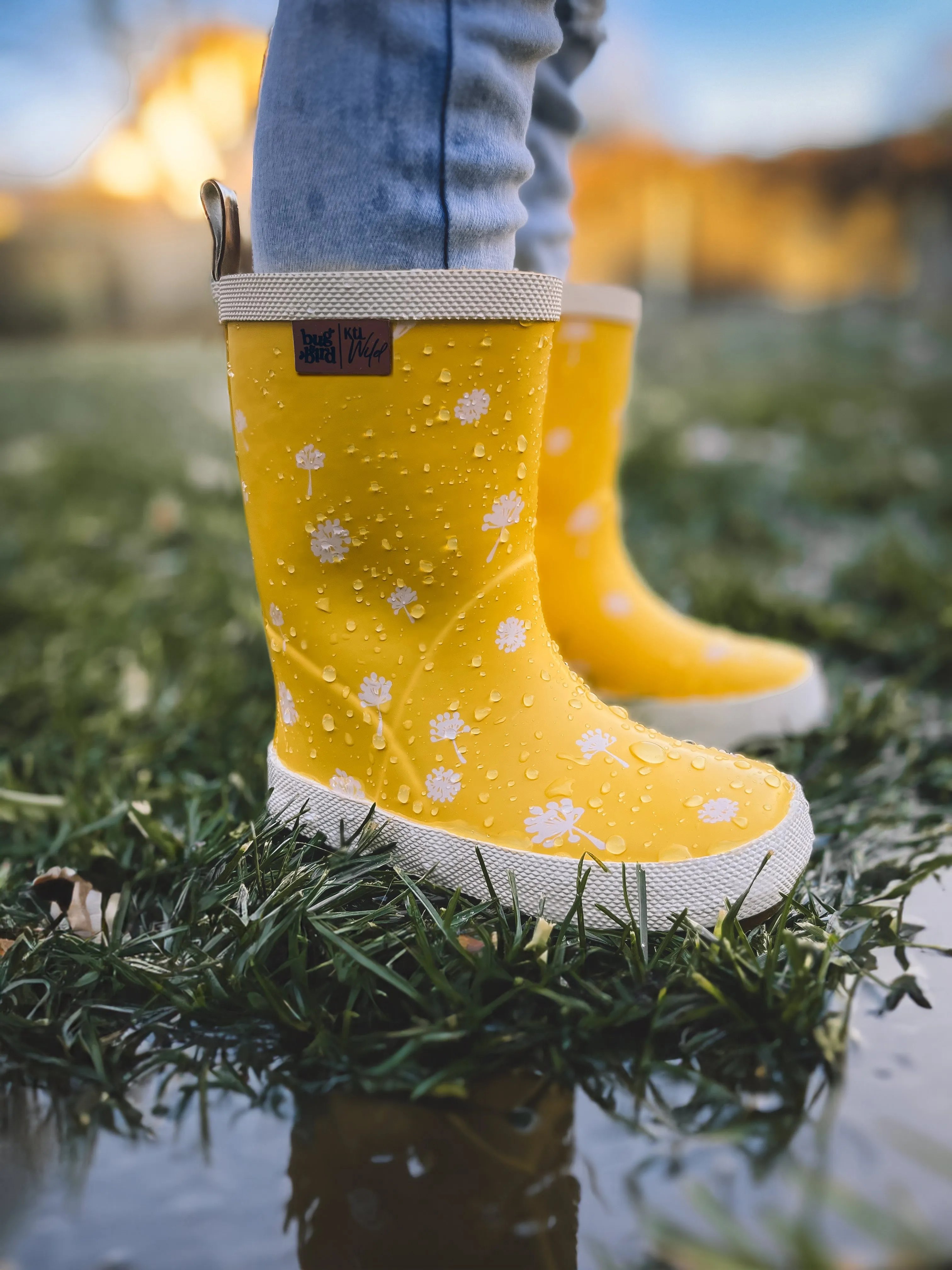 Dandelion Rainboots