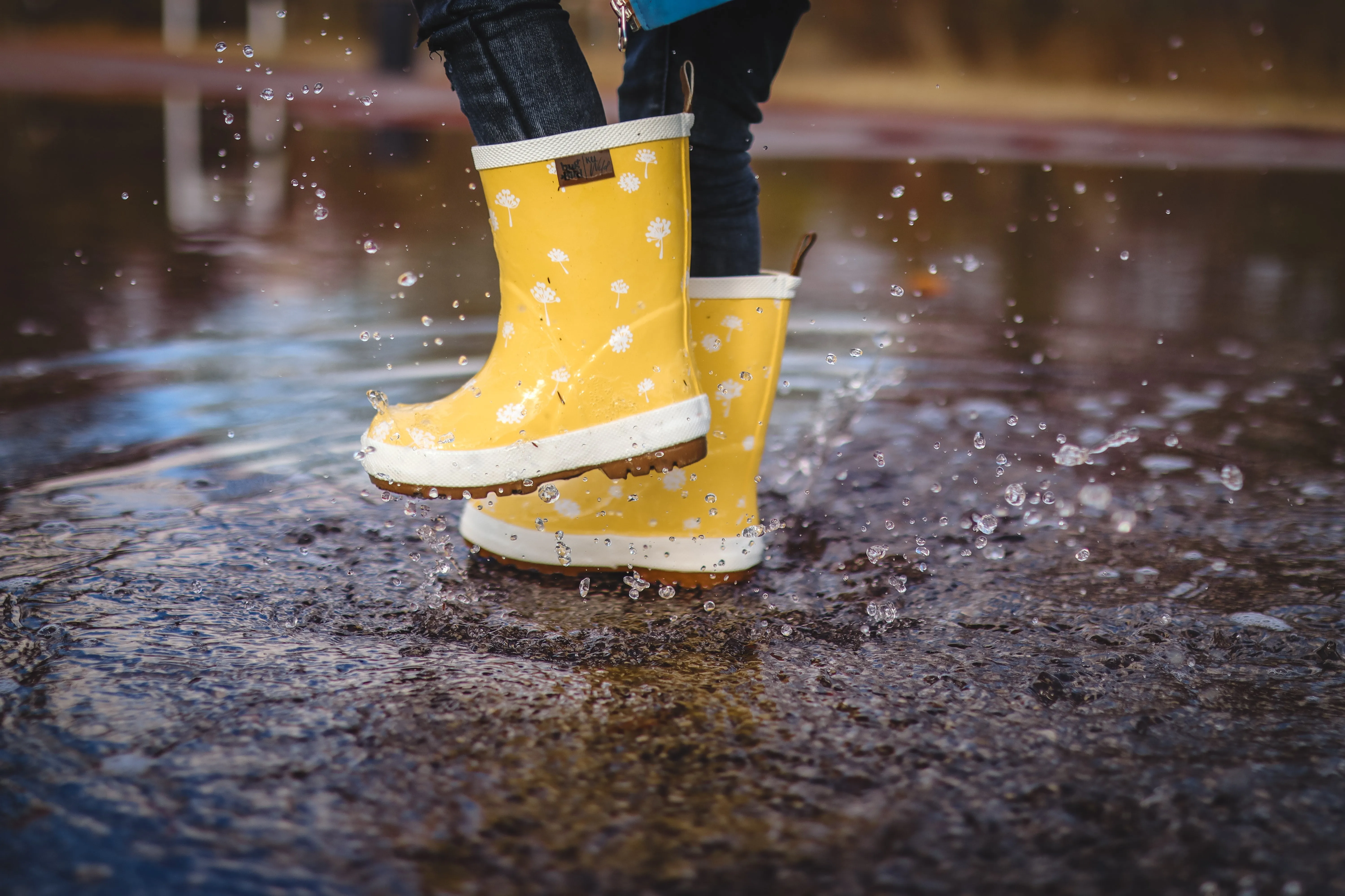 Dandelion Rainboots