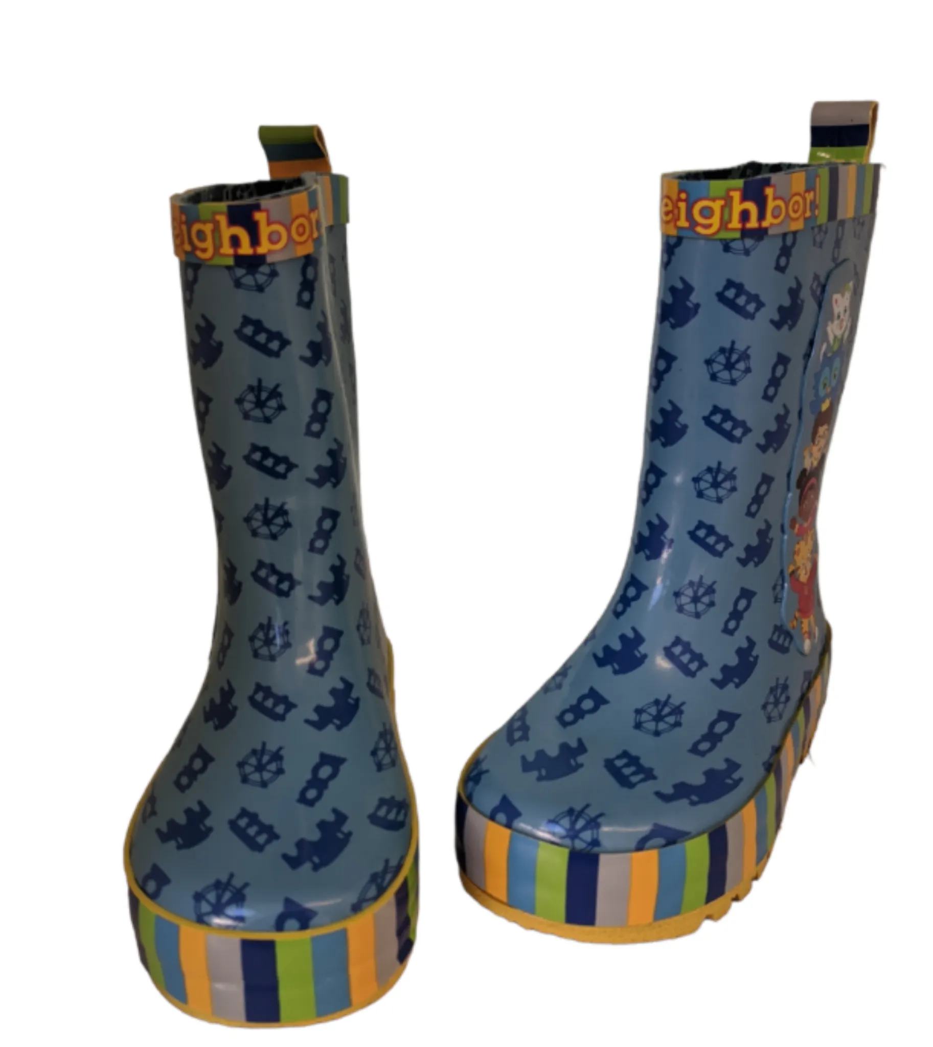 Daniel Tiger Family Blue Kids Wellies