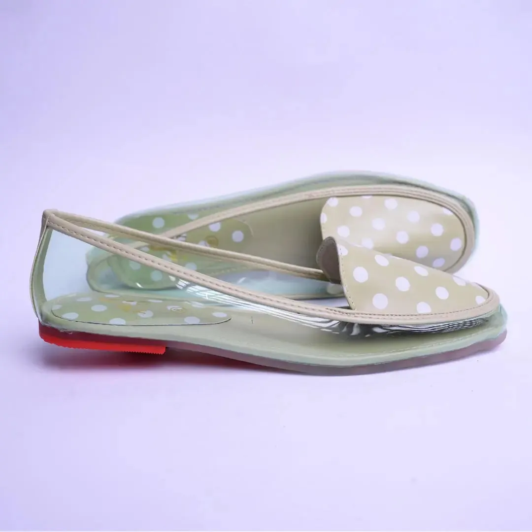 Dot Loafers Sea Green