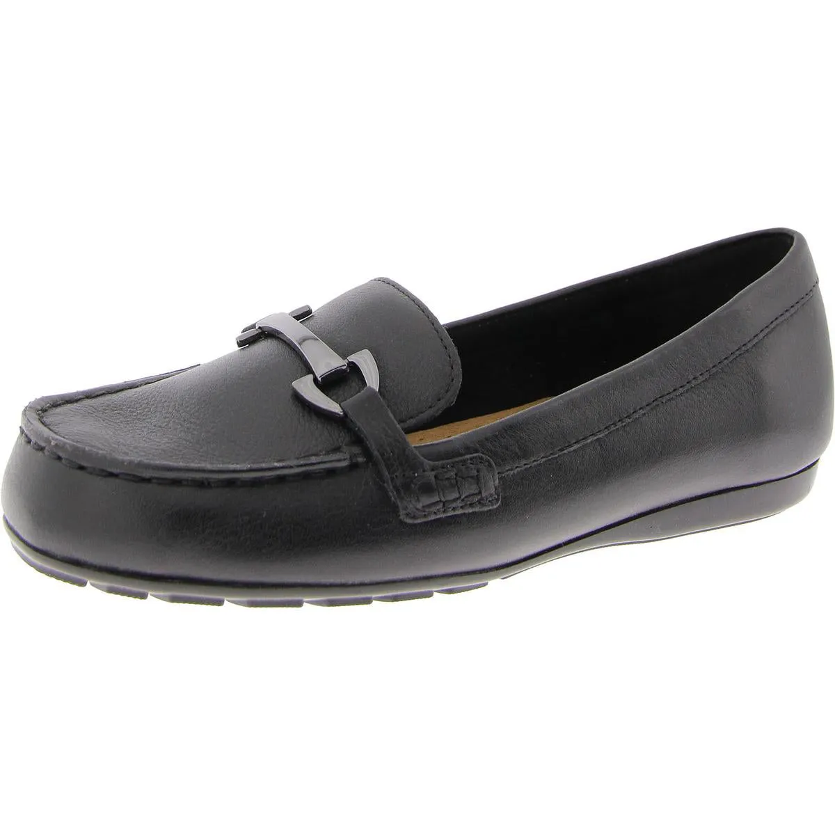 Easy Spirit Womens Marlie Leather Slip-On Loafers