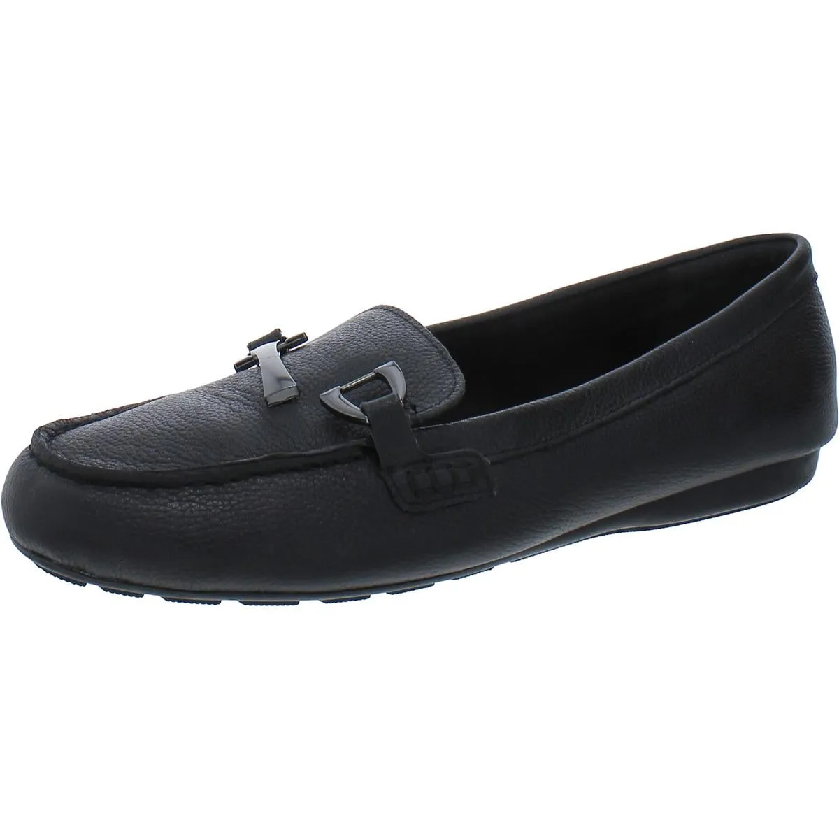 Easy Spirit Womens Marlie Leather Slip-On Loafers