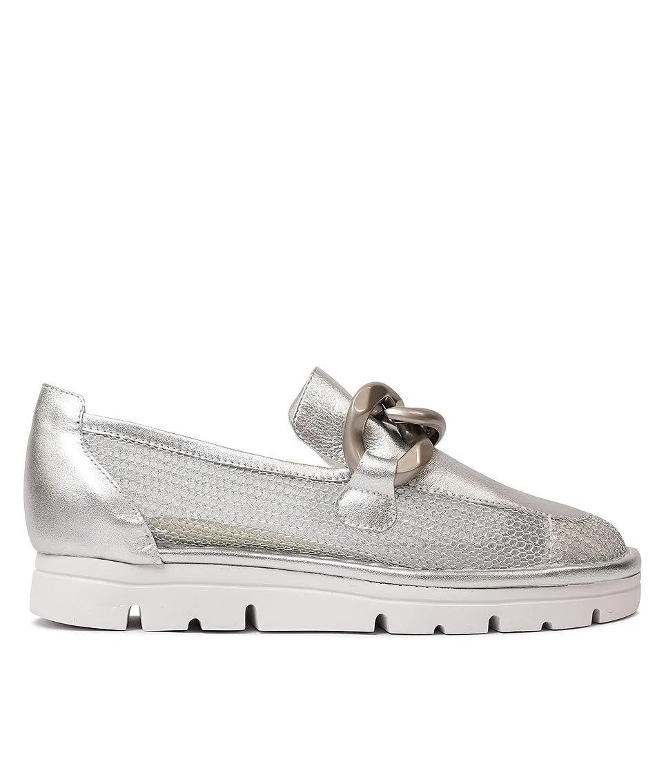 Esin Silver Loafers