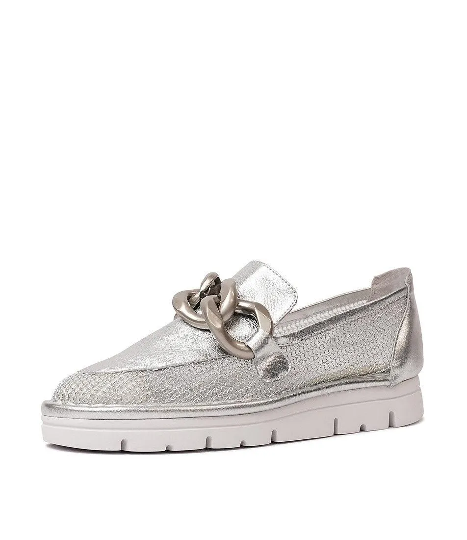 Esin Silver Loafers