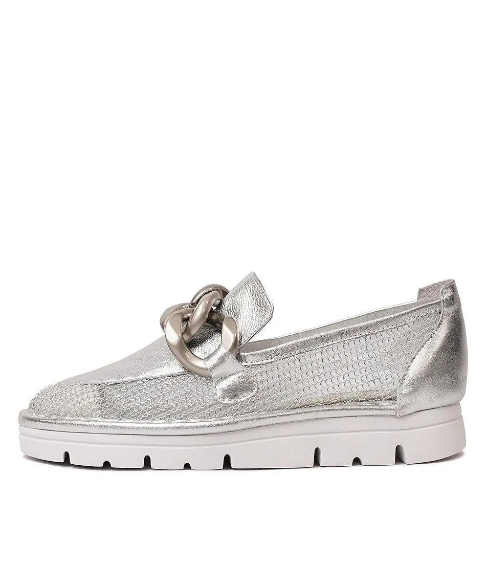 Esin Silver Loafers