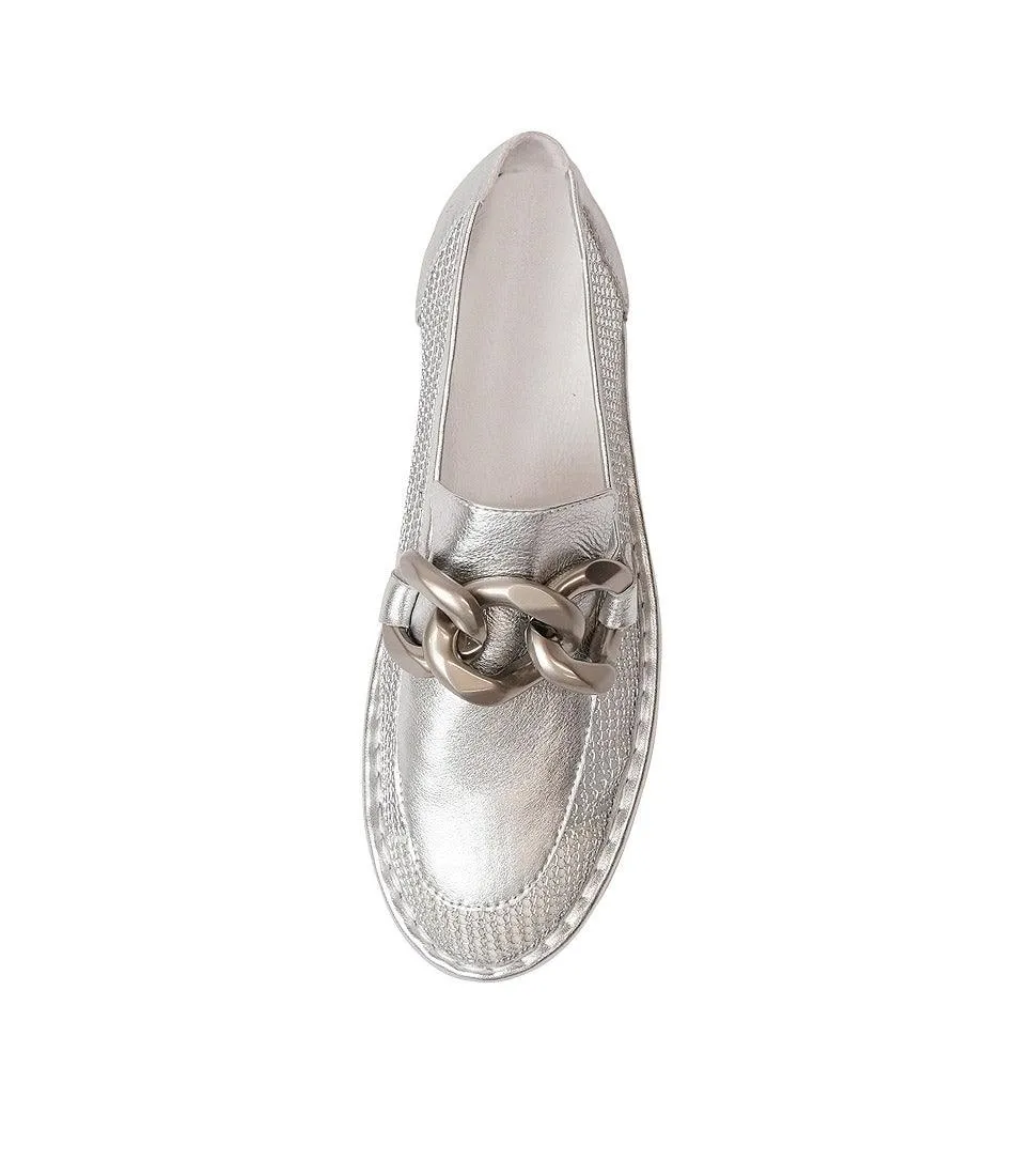 Esin Silver Loafers