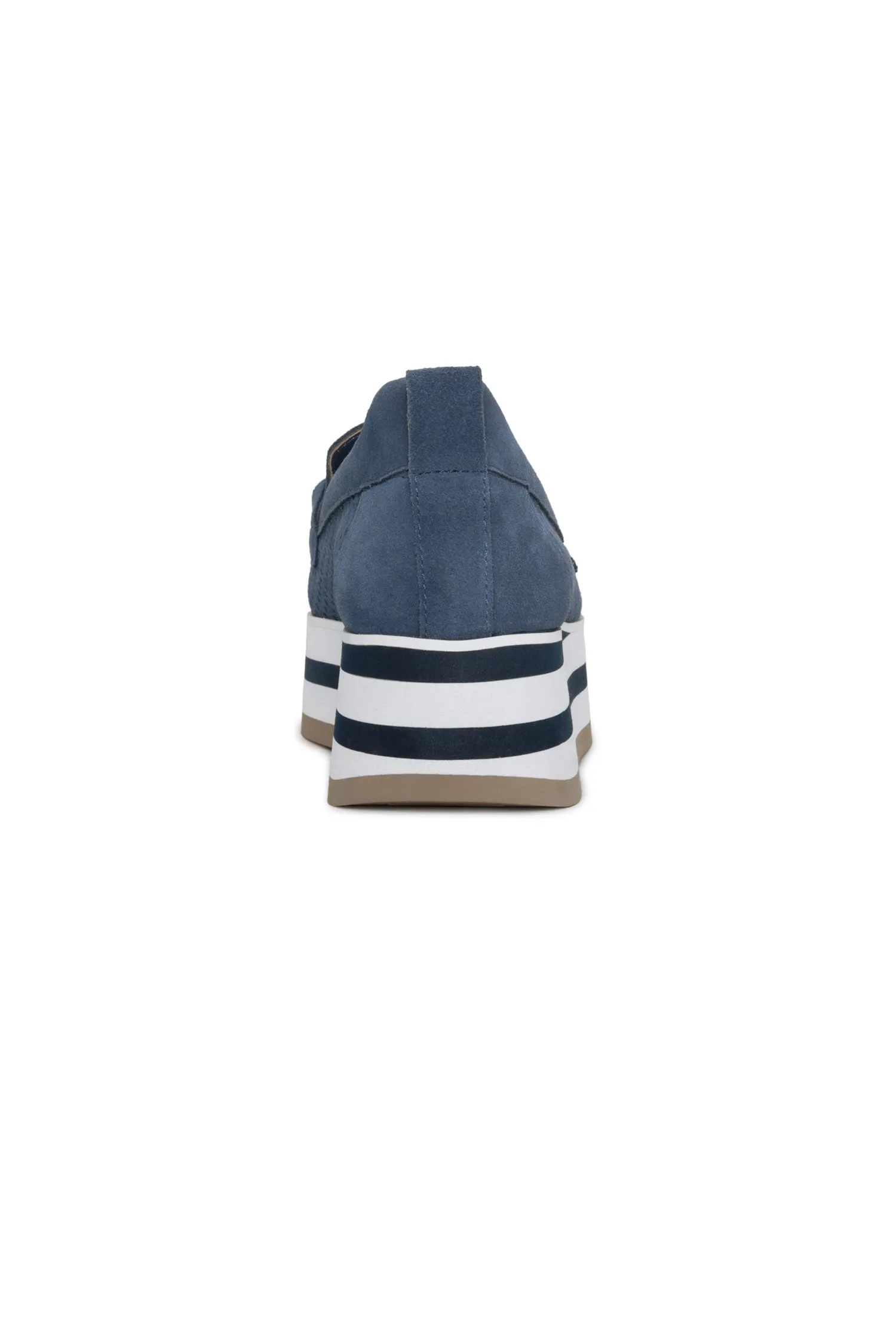 Fern Platform Loafers - Navy