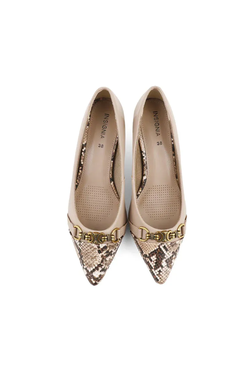 Formal Court Shoes I44437-Beige