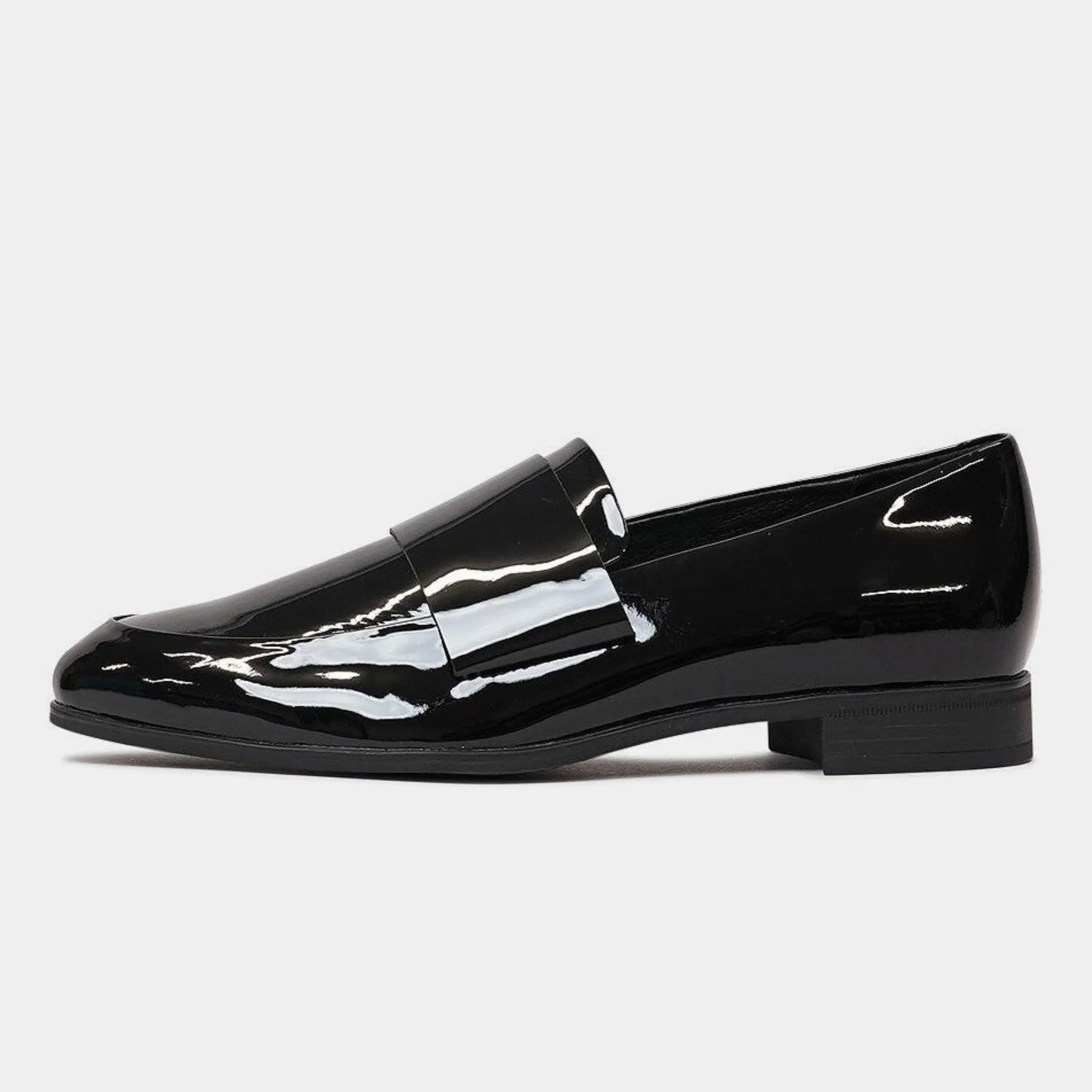 Gabrian Black Patent Leather Loafers