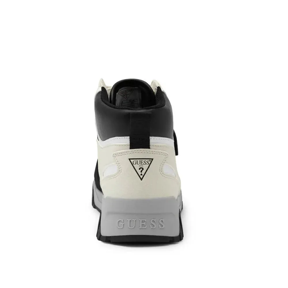 GUESS Rojero High-Top Sneakers Men - WHTBLK