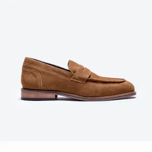 Jordan Tan Suede Loafers