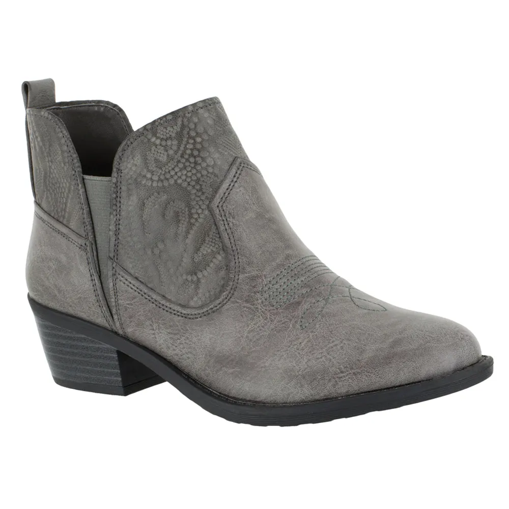 Legend Round Toe Western Booties