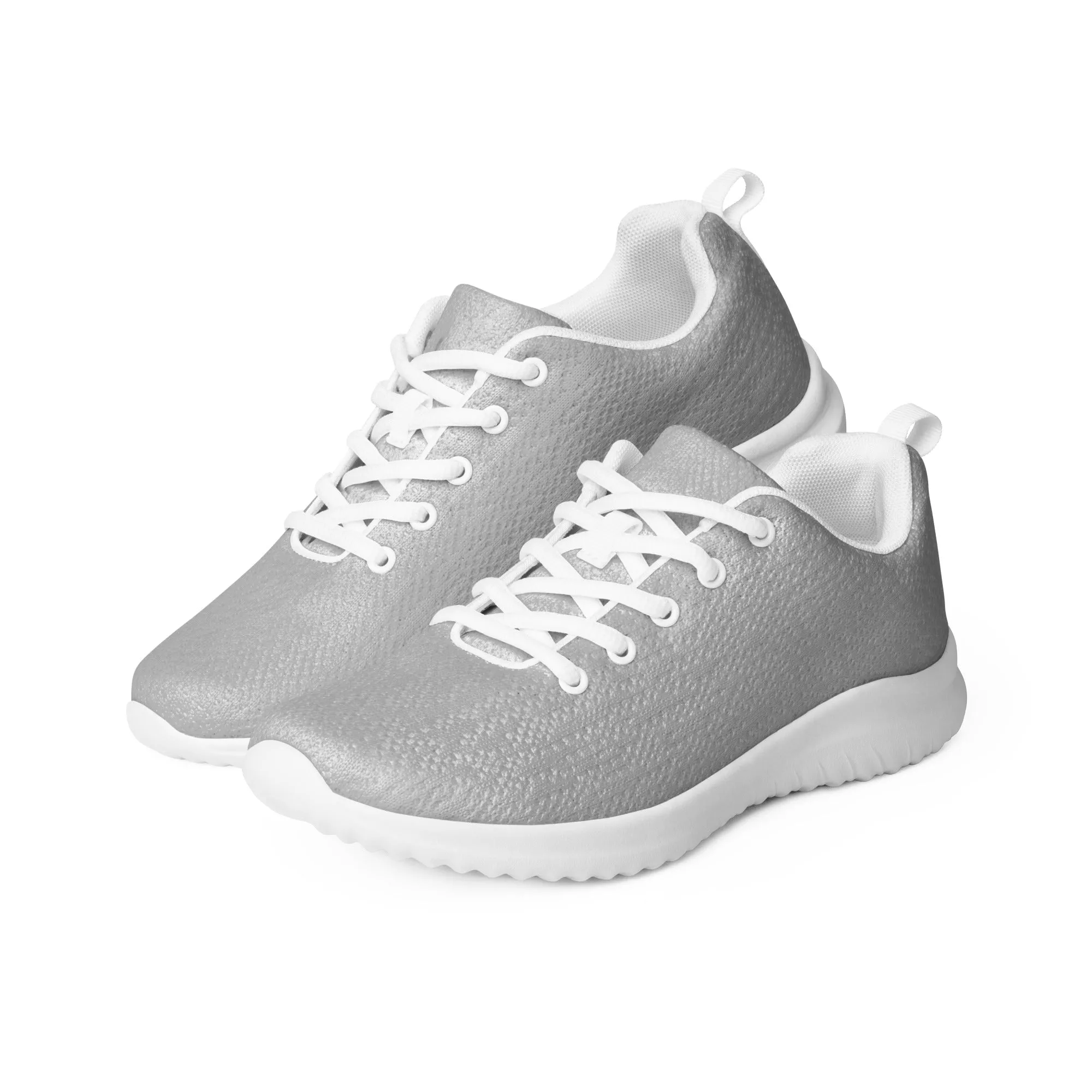 Light Grey Men's Sneakers, Solid Color Modern Breathable Lightweight Men’s Athletic Shoes (US Size: 5-13)