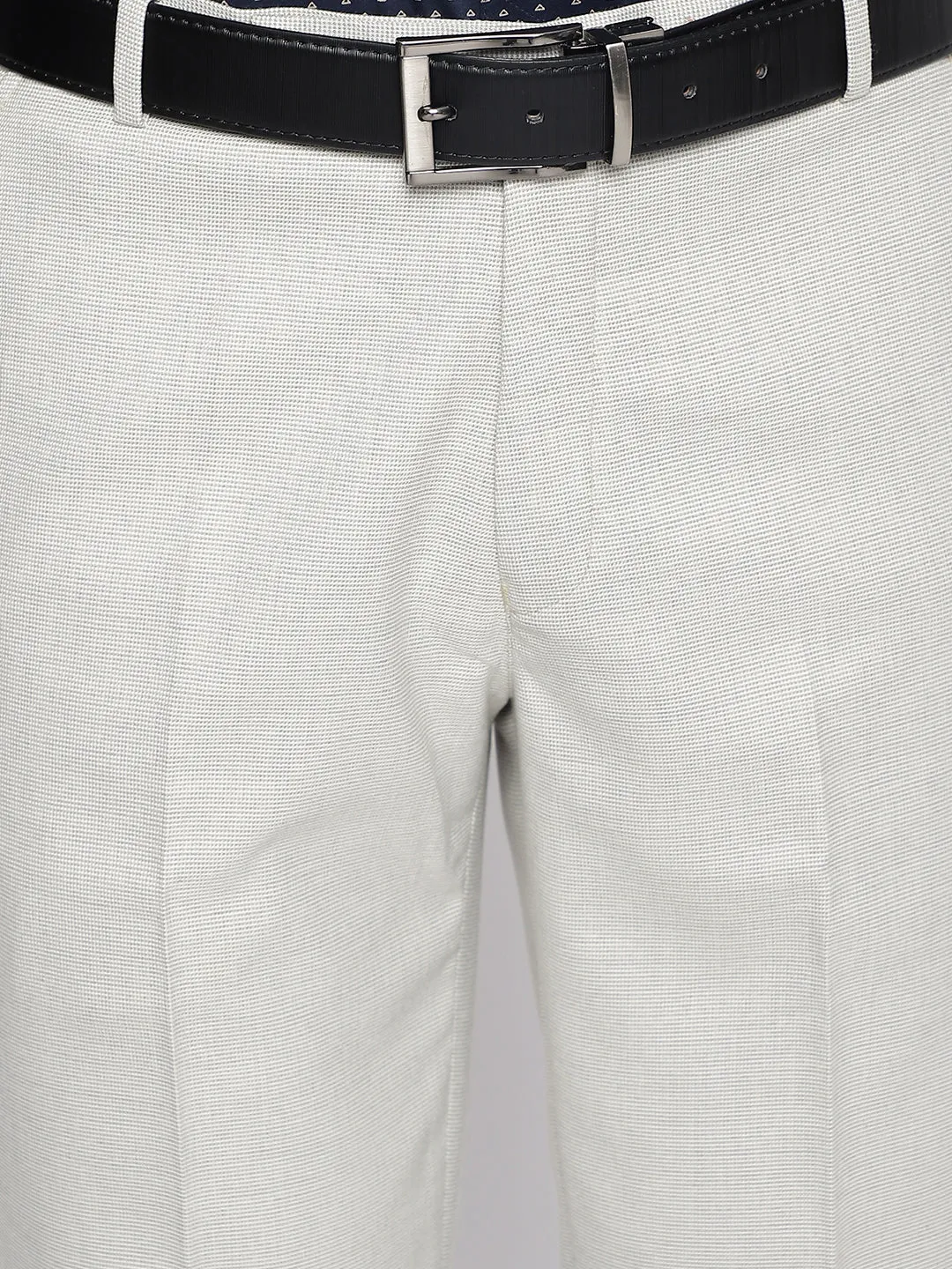 Men's Formal Flat front Fawn  Trousers