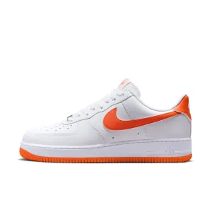 Men's Nike Air Force 1 '07 - WHITE/SAFETY ORANGE-WHITE