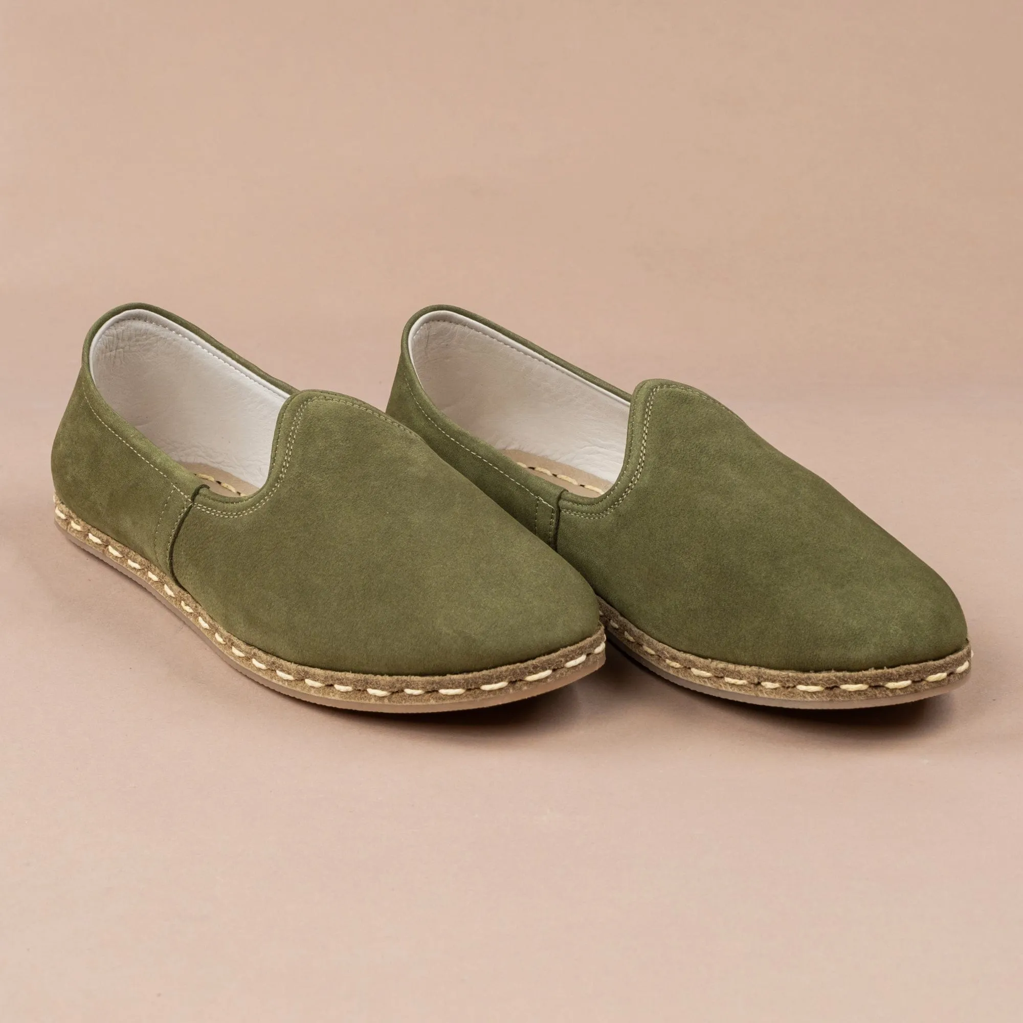 Men's Olive Nubucks