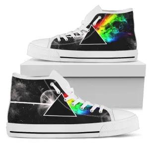 Men's/Women's  High Top "Darkside of the Moon" Sneakers