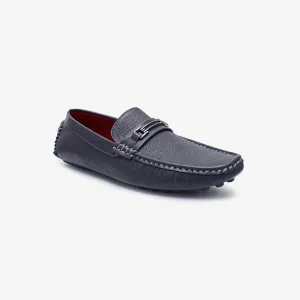 Metallic Buckle Mens Loafer