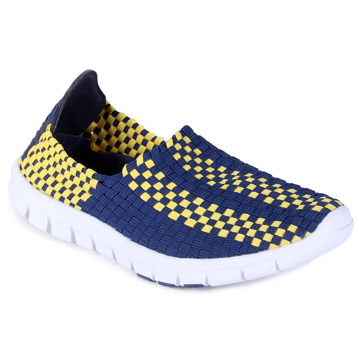 Michigan Wolverines Woven Colors Comfy Slip On Shoes