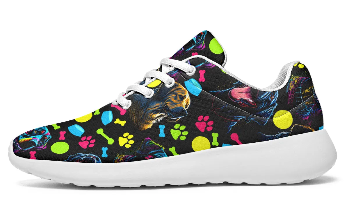 Neon Dogs Sneakers