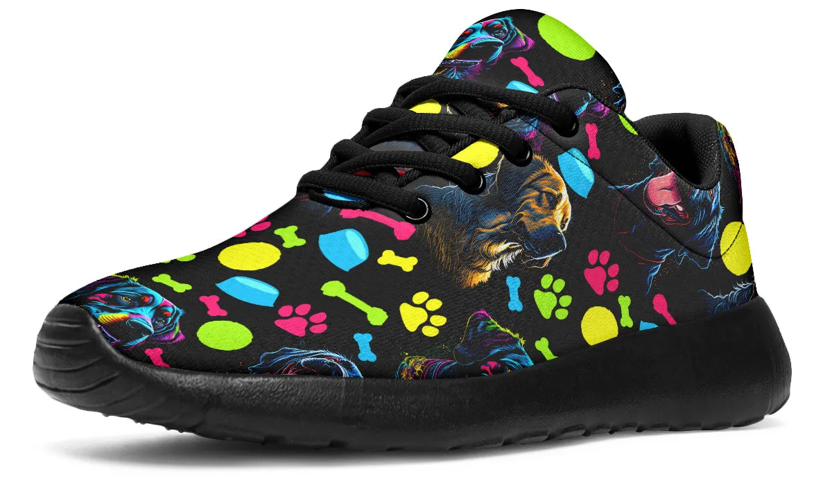 Neon Dogs Sneakers