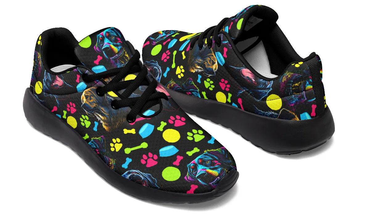 Neon Dogs Sneakers