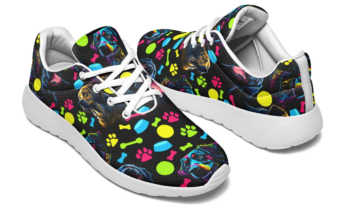 Neon Dogs Sneakers