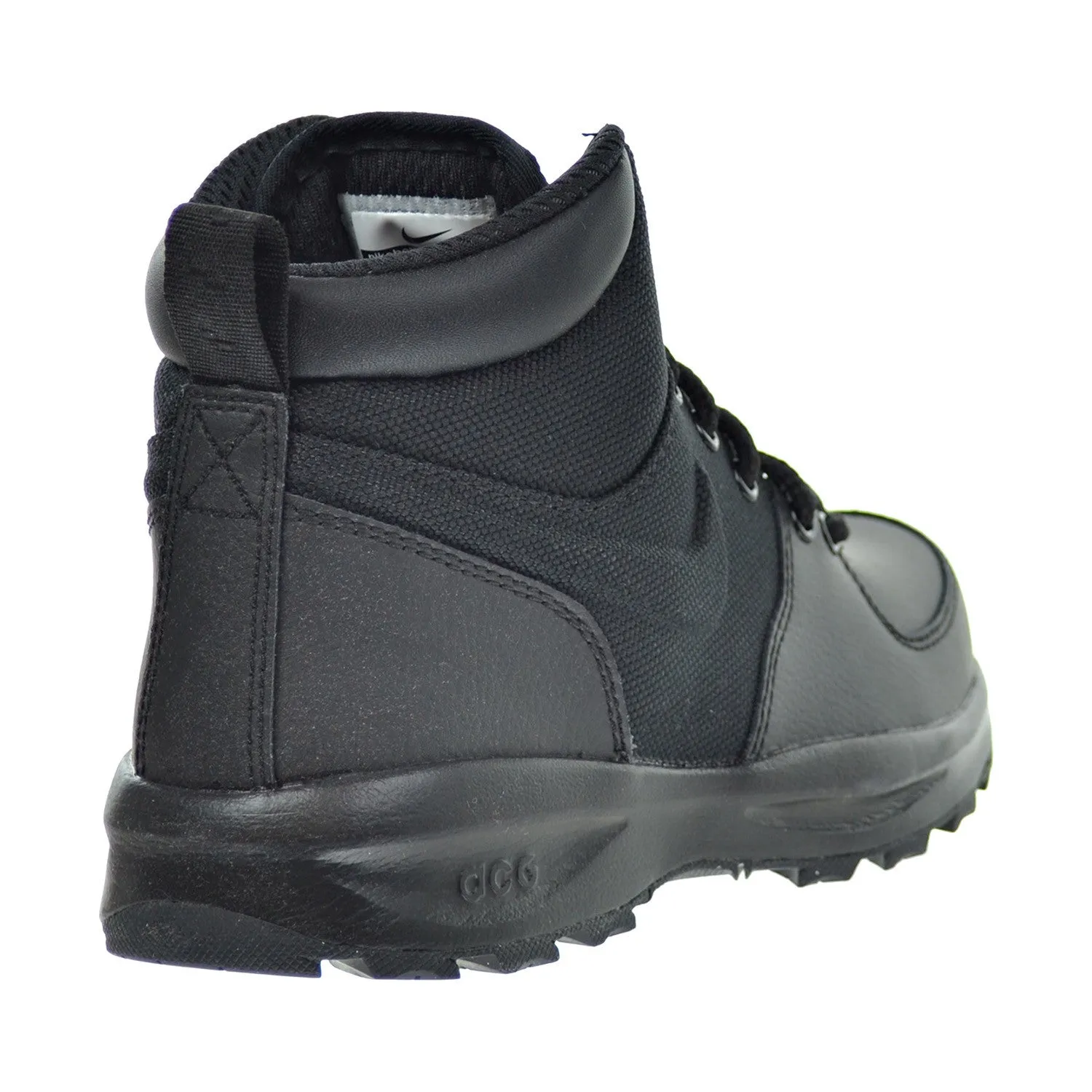 Nike Air Manoa Leather Textile (GS) Big Kids ACG Boots Black/Black-Black