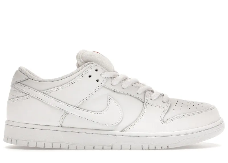 Nike Sb Dunk Low Pro Triple White