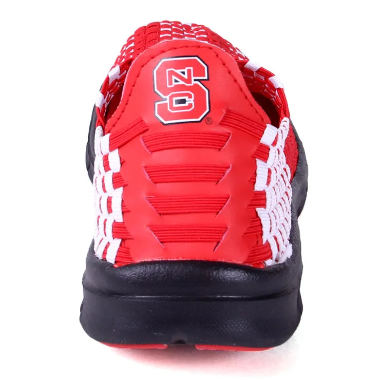 North Carolina State Wolfpack Woven Colors Comfy Slip On Shoes