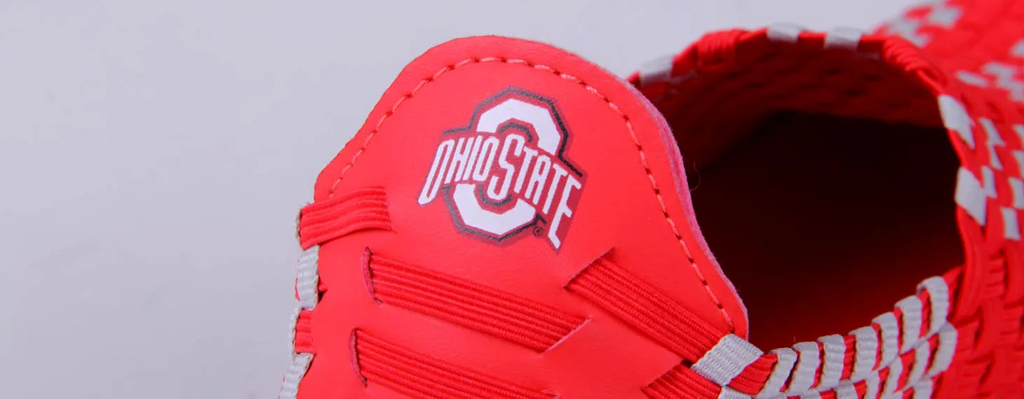 Ohio State Buckeyes Woven Colors Comfy Slip On Shoes