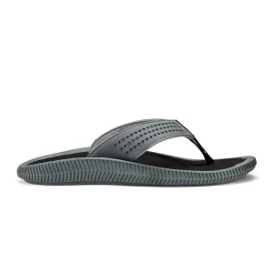 Olukai Men's Ulele Sandal / Dark Shadow - Black