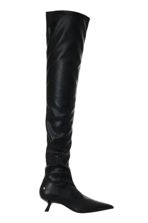 Over The Knee Hilda Boot - Black