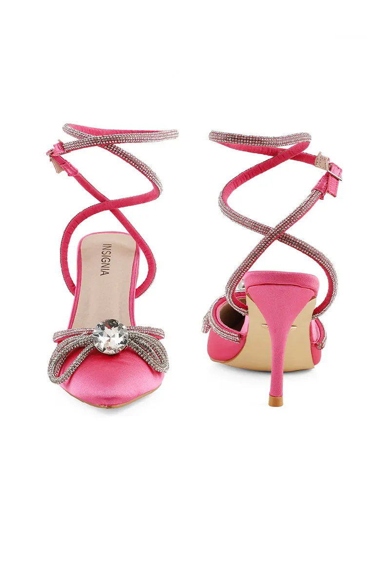 Party Wear Sandal I47154-Skpink