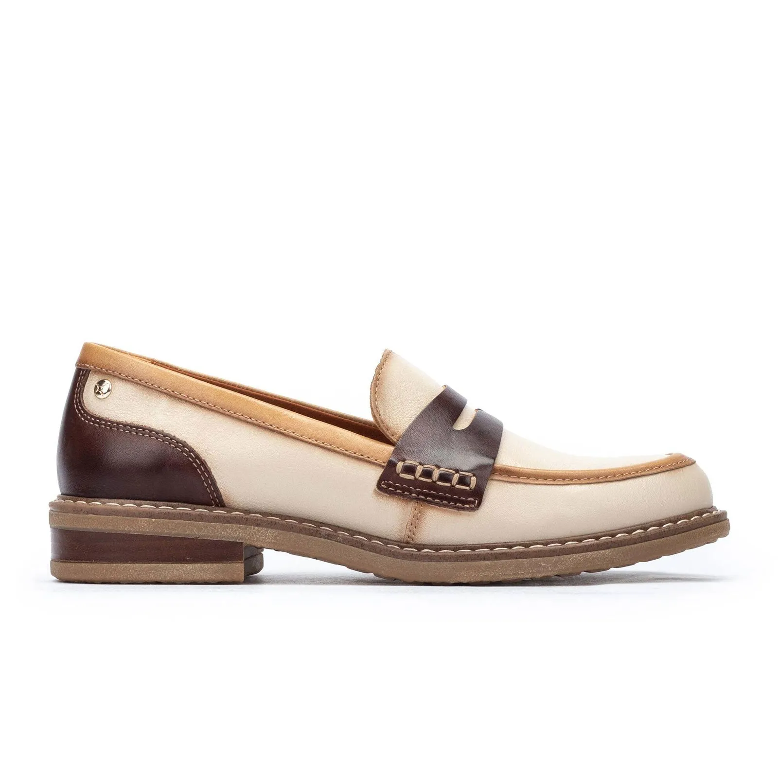 Pikolinos Aldaya W8J-3541C2 Slip On Loafer (Women) - Marfil Leather