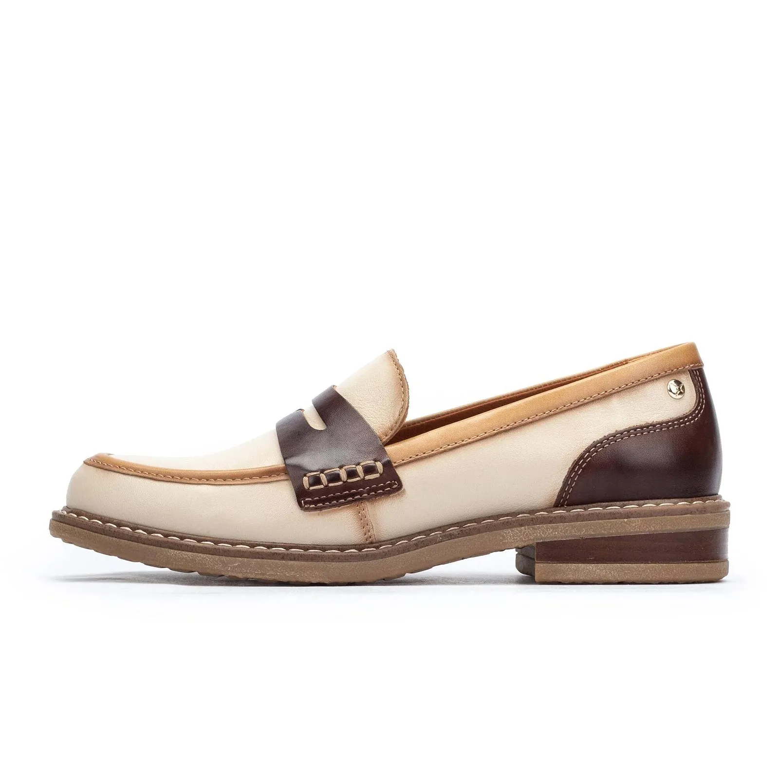 Pikolinos Aldaya W8J-3541C2 Slip On Loafer (Women) - Marfil Leather